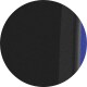 Zwart op blauw